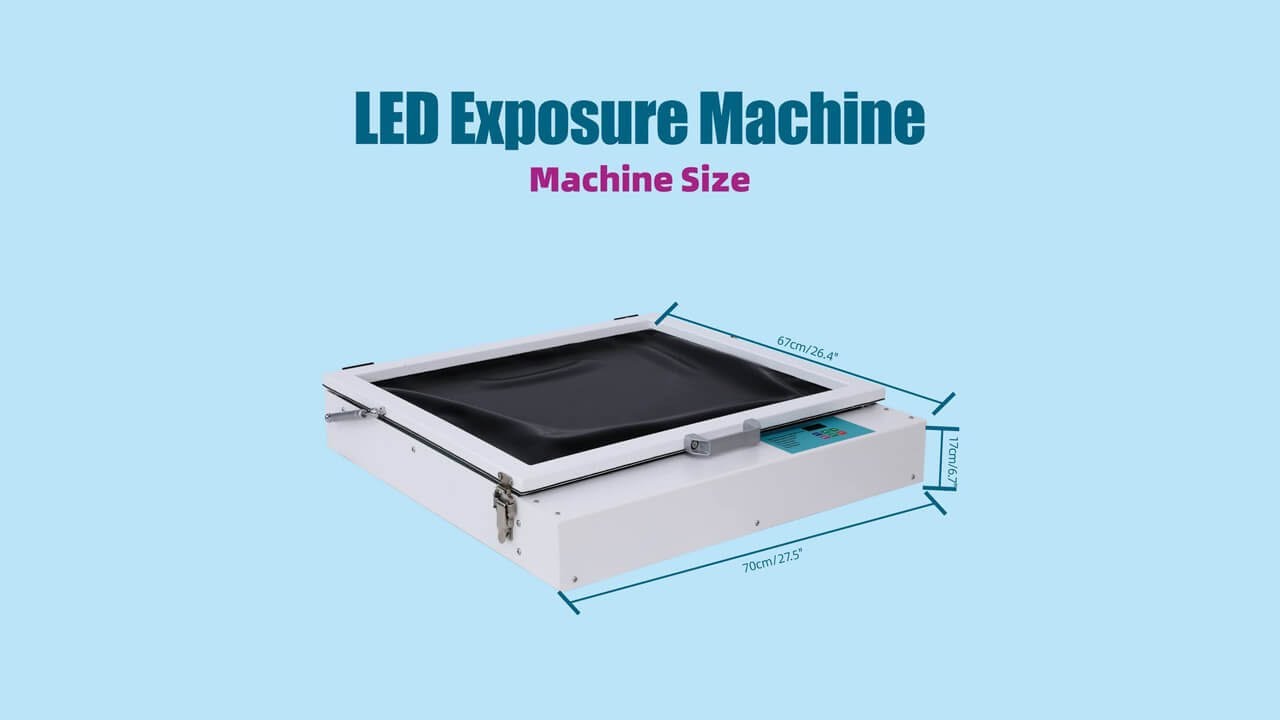 Vacuum UV LED Exposure Unit Screen Printing Machine