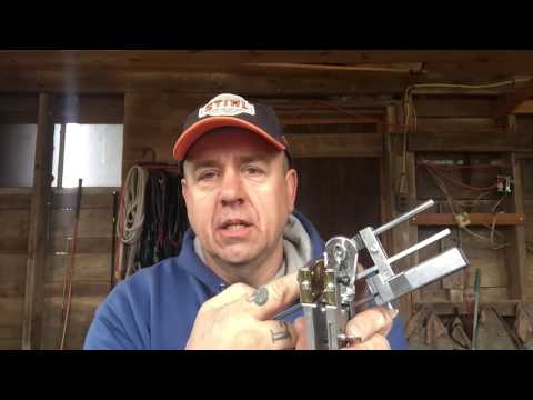 How to sharpen a chainsaw......  With the Granberg File-n-Joint
