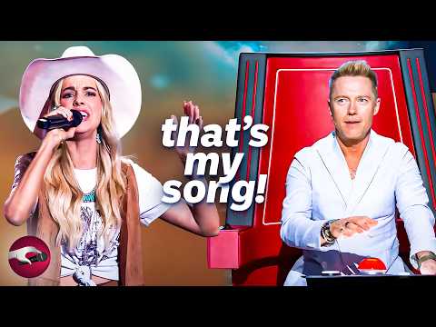 When Contestants Take A RISK Singing The Coaches' Songs! 😱