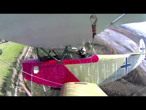 Fokker d7 homebuilt replica test flight
