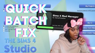 BROKEN GAME? | TRY THIS! After CC & MOD Hauls | Quick Batch Fix for #sims4