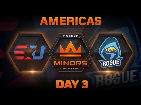 eUnited vs Rogue - Overpass (Minors Day 3 Americas Finals RD1)