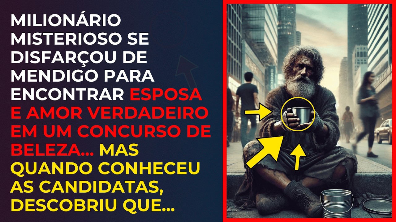 MILIONÁRIO SE DISFARÇA DE MENDIGO PARA ENCONTRAR SEU AMOR VERDADEIRO, MAS DESCOBRE ALGO CHOCANTE!