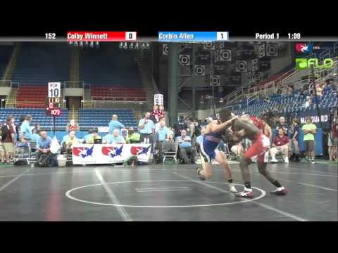 Cadet 152 - Colby Winnett (Oregon) vs. Corbin Allen (Virginia)
