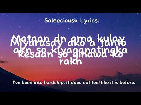 AMA KULAY by Lovely Lyrics (Maranao song) With English Translation