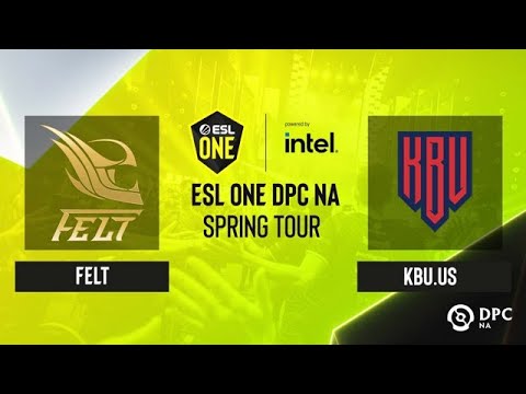 Dota2 - KBU.US vs felt - Game 2 - ESL One DPC NA Spring