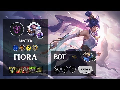 Fiora Bot vs Ezreal - EUW Master Patch 10.12
