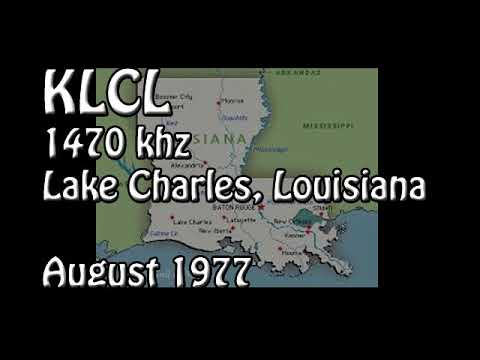 KLCL, 1470 khz, Lake Charles, Louisiana, August 1977