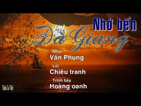 NHỚ BẾN ĐÀ GIANG