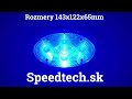 Výstražné LED světlo na vysokozdvižný vozík - modré bodové 4x3W LED/10-48V/ECE R10 (143x122mm) - Video Youtube