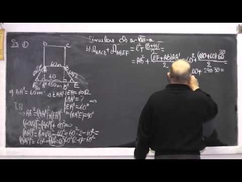 2/2 Lectia 908 - Rezolvam subiectele de la  simularea nationala 2016 la clasa 8 cu elevi din Clasa 7
