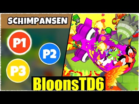 MIT ZUFÄLLIGEN SPIELERN IM SCHIMPANSENMODUS! - Bloons TD6 [Deutsch/German]