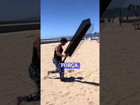 He trains with the anime sword! #training #sword #anime #guts