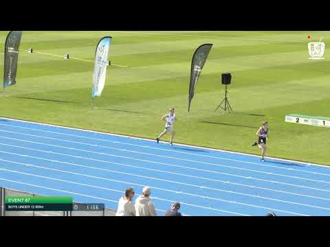 Boys Under 12 800m H4 - 2020 State Combined Events Championships // LAVicTV