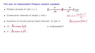 L23.2 The Sum of Independent Poisson Random Variables
