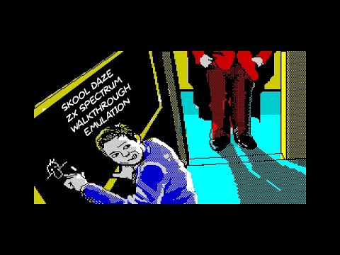 ZX Spectrum / Skool Daze 44,440 (Walkthrough - Looped Once)