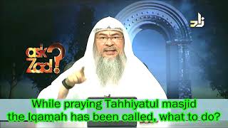 Iqamah called while praying Tahiyatul masjid or Sunnah prayer, should we break it to join the Imam?
