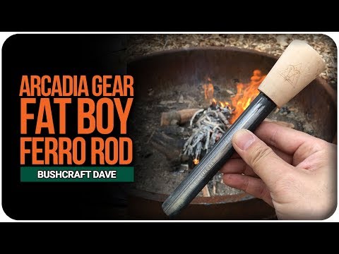 Monster Firesteel: Arcadia Gear Fat Boy Ferro Rod, Sparks Armageddon Video