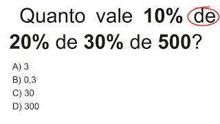🔥QUESTÃO DE PORCENTAGEM QUE ATÉ MINHA MÃE SABE RESOLVER -  MATEMÁTICA BÁSICA