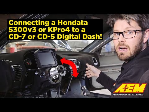 Connecting a CD-7/5 Digital Dash to Hondata S300V3 or KPro4!