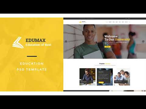 EduMax : Education & CoursesPSD Template | Themeforest Website Templates and Themes