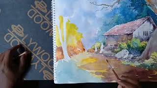 WATERCOLOR PAINTING FROM SRILANKA