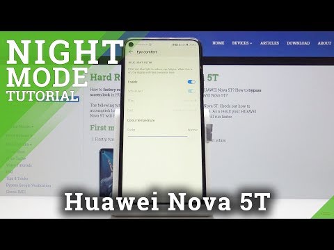 How to Activate Eye Comfort Mode in Huawei Nova 5T – Eye Protection