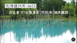 [75] 北海道D11｜白金青池｜白鬚瀑布｜哈密瓜農場｜然別湖｜湖底線路｜麥音麵包坊