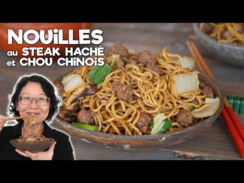 Stir-Fried Noodles with Ground Beef and Chinese Cabbage | Easy Everyday Meal | Bonus: Homemade No...