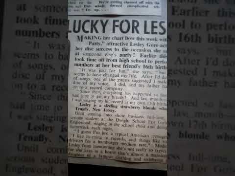 Lesley gore it's my party article 1963 67rebellion the official music archive