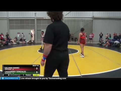 127 Lbs Round 4 (6 Team) - Lilliana Banks, Wisconsin Vs Cassandra Gonzales, Minnesota F81a