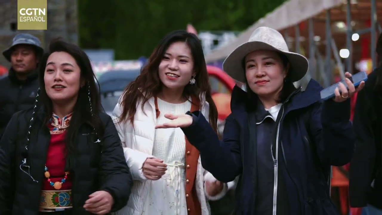 Xizang baila: flashmob en Nyingchi
