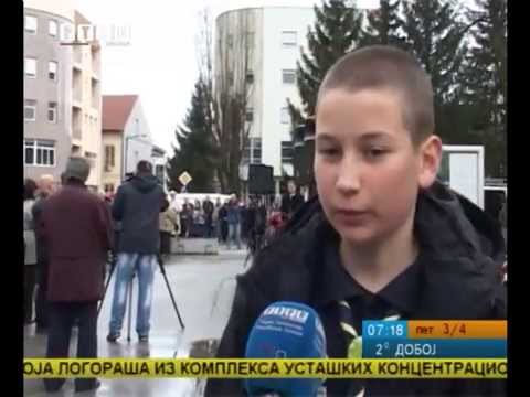 Obiljezena godisnjica rodjenja i pogibije narodnog heroja doktora Mladena Stojanovica-RTRS prilog