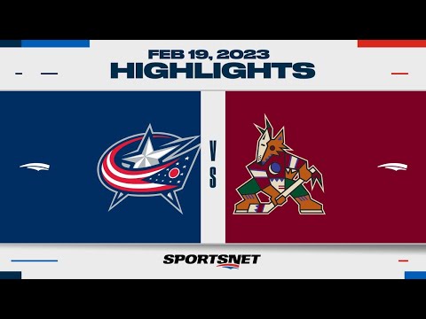 NHL Highlights | Blue Jackets vs. Coyotes - February 19, 2023