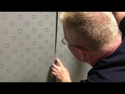 A Typical Double Cut On Commercial Vinyl Wallcovering - Spencer Colgan
