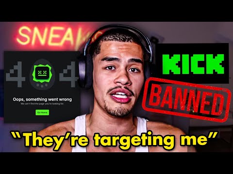 Sneako Banned By Kick AGAIN! He's Cooked