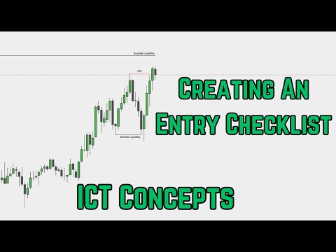 Creating An Entry Checklist Day Trading - ICT Concepts