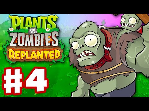 Plants vs. Zombies: Replanted - Gameplay Walkthrough Part 4 - The Roof!