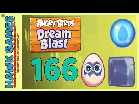 Angry Birds Dream Blast Level 166 - Walkthrough, No Boosters