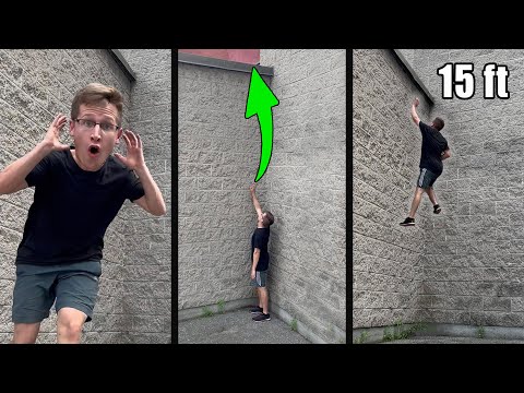 My Highest Parkour Wall Run Ever
