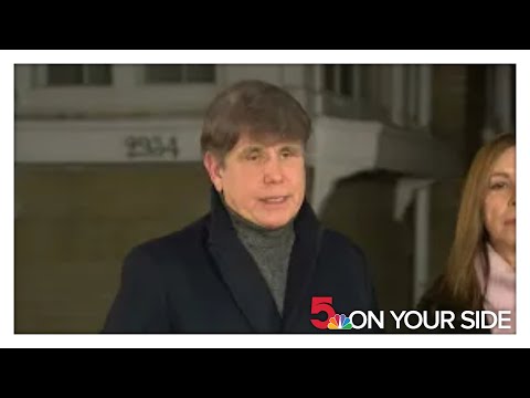 Rod Blagojevich, former Illinois governor, reacts to pardon by Donald Trump