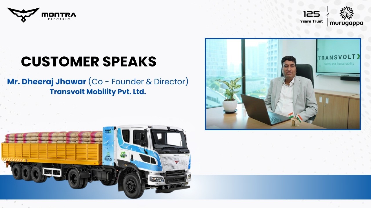 TRANSVOLT MOBILITY Co Founder Dheeraj Jhawar on Rhino 5538EV | Electric Truck for Cement Transport