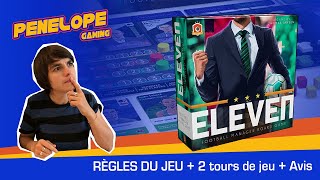 ELEVEN - {règles, 2 tours de jeu, avis} - Gérez votre club de foot !