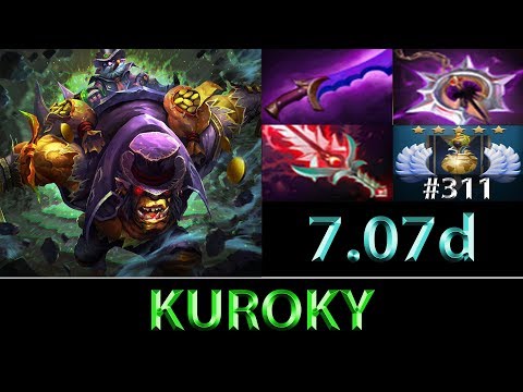 Kuroky [Alchemist] Different TI Winner Build ► Dota 2 7.07d