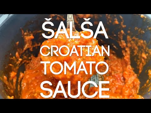 Dalmatian šalša: The Ultimate Tomato Sauce from Croatian seaside 🍅🌿