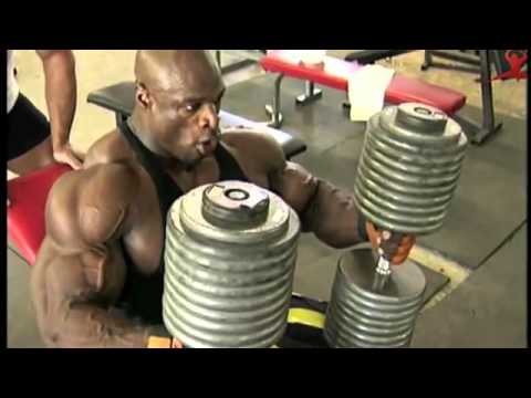 Ronnie Coleman   Chest workout