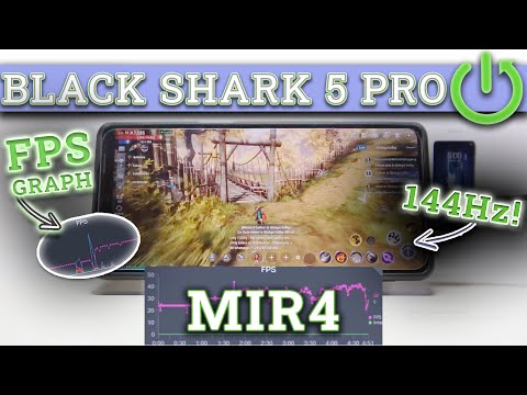 Xiaomi Black Shark 5 Pro - MIR4 on LOW/MED/HIGH | Gaming TEST 🤩| FPS GRAPH | OLED 144Hz | $760