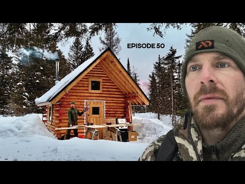 Loft Stairs, Trail Cameras |EP50| Log Cabin Build on Off-Grid Homestead