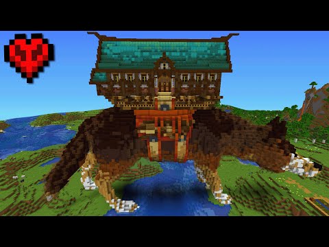 I Built an Epic Villager Trading Hall in Minecraft Hardcore