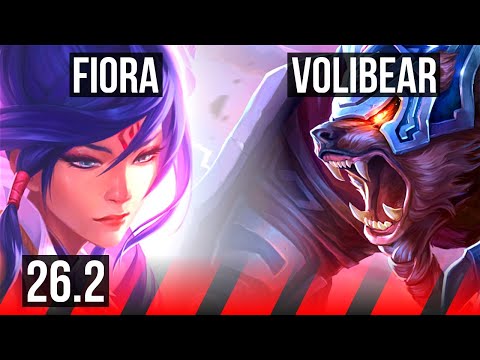 FIORA vs VOLIBEAR (TOP) | EUW Master | 26.2